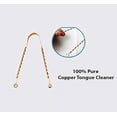 thumbnail image 3 of Wonder Care – Copper Tongue Cleaner Couples Pack | Perfect Surgical Tongue Scraper | Copper Twister Cleaner | Tongue Cleaner Scraper for Adult | Ayurvedic Combo Pack Tongue Cleaner Scraper, 3 of 5