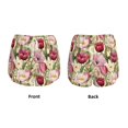 thumbnail image 3 of Balery Tulips Flowers Pantalones cortos deportivos para mujer con forro y dos bolsillos, elásticos, para entrenamiento, gimnasio, yoga-Small, 3 of 7