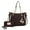 Chocolate, variant on MKF Collection Lina Women's Tete Bag & Wallet Set,Vegan Leather Shoulder Bag Handbag Purse Set by Mia K. - Baby Blue