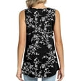 thumbnail image 3 of ANYJOIN Women's Summer Tank Tops Loose Fit Pleated Square Neck Sleeveless Blouse Tunic Tops, 3 of 5