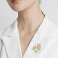 thumbnail image 6 of MKKAS Luxury Pearl Brooch Pin, Large Simulated Pearl Breastpin for Women, Elegant Suit Accessory for Overcoat Evening Dress Wedding Party Jewelry, White, 6 of 9