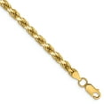 thumbnail image 1 of 14k Yellow Gold 8 Inch 4.5mm Rope Chain Bracelet, 1 of 5