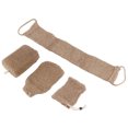 Exfoliating Jute Back Scrubber Concave Convex Surface Gift Package Jute