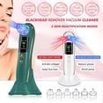 thumbnail image 2 of Seitruly Eliminador de espinillas faciales, limpiador eléctrico para el acné, herramienta aspiradora de puntos negros, máquina limpiadora de Tratamientos faciales Verde, 2 of 6