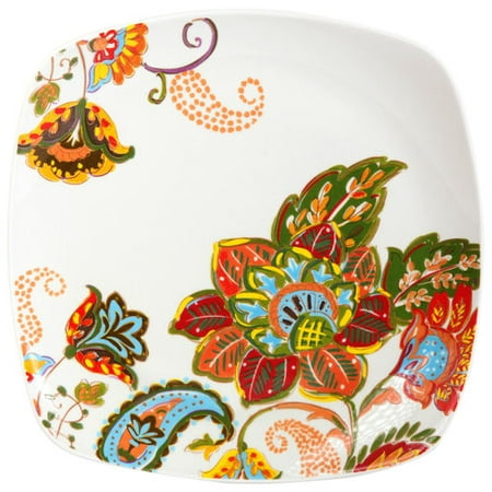 Better Homes and Gardens Floral Spray Dinner Plate, Multi-Color ...
