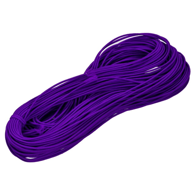 Cordón elástico Unique Bargains 2mm 49 Yardas Púrpura