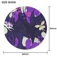 thumbnail image 2 of 60 Inch Round Lace Tablecloth Water Resistant Washable, Monarch Butterfly Aesthetic, 2 of 5