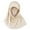 Beige, variant on Women Hat Ruffle Cancer Chemo Turban Wrap Cap scarf Shawl Gentleman Hat