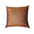 thumbnail image 3 of Handmade Eco-Friendly 16''x16'' Decorative Cushion Covers Floral Silk Brown Indoor Pack Of 2, 3 of 6