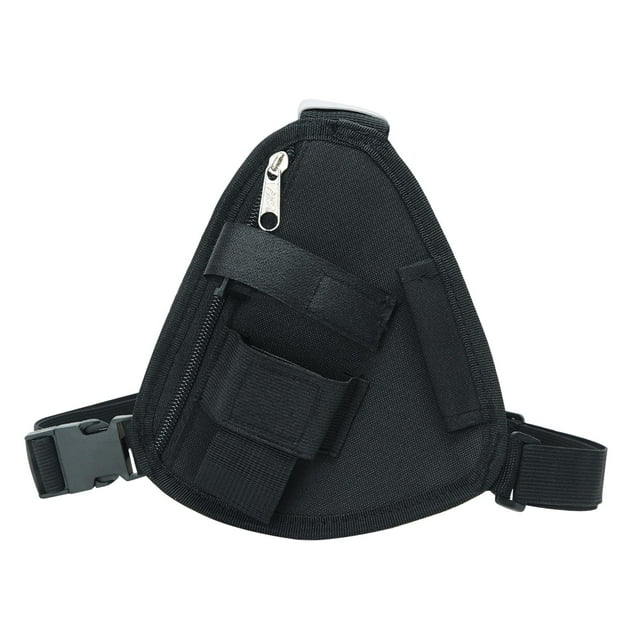 Bolsa de pecho para walkie talkie, bolsa para chaleco de walkie talkie, bolsa de radio bidireccional universal portátil, paquete de pecho para radio Negro Hugo Bolsa de pecho para walkie talkie