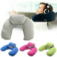 thumbnail image 2 of WIFORNT U-Shape Inflatable Pillow Portable Ultralight Soft Head Neck Rest Air Cushion for Travel Hiking Camping, 2 of 6