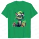 thumbnail image 1 of Señora Año Nuevo manga corta lindo gato estampado Tops moda mujer camisetas camisa tendencia gráfico Navidad regalo ropa femenina camiseta, 1 of 5