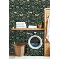 thumbnail image 4 of Vintage Peel and Stick Wallpaper Floral Botanical Intricate Details Earthy Tones Wall Mural 17.7in x 9.8ft Self Adhesive Removable Wall Paper Renter Friendly Wallpaper for Nursery Bedroom Cabinets, 4 of 8