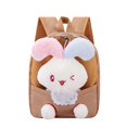thumbnail image 4 of CUZIBR Cute 3D Plush Rabbit Toddler Backpack Lightweight Kids Backpack Adjustable Breathable Shoulder Straps Small Storage Daypack For Toddler Travel Daily School Bag, 4 of 4
