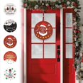 thumbnail image 1 of Adorno Navideño Colgante de Madera, Multicolor, 15X15Cm | Letrero Festivo para Puerta o Pared - 230G - 1 Unidad, 1 of 6