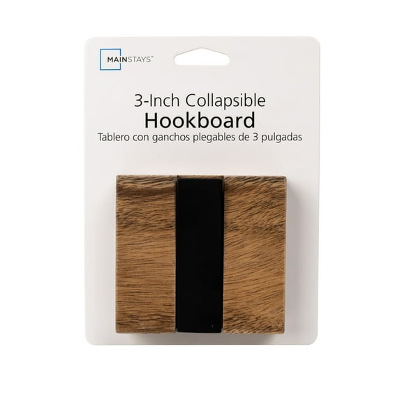 Mainstays 3" Collapsible Wood & Metal Hook
