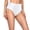 White #12, variant on Dresfit Women's High Waisted Bikini Bottoms - Vintage Full Coverage Swim Briefs for Retro Look White S