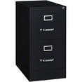 thumbnail image 3 of Hirsh 22-in Deep Metal 2 Drawer Letter Width Vertical File Cabinet Black, 3 of 13