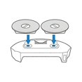 thumbnail image 2 of Mop Holder Spare Parts For Deebot N9+ Robot Vacuum Cleaner Accessories Replacement Bracket Mop, 2 of 5