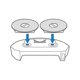 thumbnail image 2 of Mop Holder Spare Parts For Deebot N9+ Robot Vacuum Cleaner Accessories Replacement Bracket Mop, 2 of 5