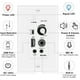 thumbnail image 3 of Amplificador de pared Bluetooth Herdio HWA-16BT-4CH 4 canales, 3 of 7