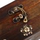 thumbnail image 3 of Cofre del tesoro de madera vintage: joyero con cerradura, gran capacidad, decorativo, organizador para la decoración del hogar., 3 of 6