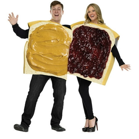 Peanut Butter and Jelly Adult Couple Halloween (Best Halloween Costumes For Couples 2019)