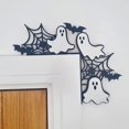 thumbnail image 1 of Adorno de metal para puerta de Halloween, decoración del hogar de Halloween, letrero de calabaza, decoración de esquina de puerta de ventana de mesa de Halloween para fiesta de Halloween, decoración d, 1 of 8
