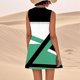 thumbnail image 3 of WILLBEST Vestido Corto De Lino Para Mujer, Vestido Playero Informal Hasta La Rodilla, Sin Mangas, Estampado De Verano, Con Bolsillos 2881, 3 of 3