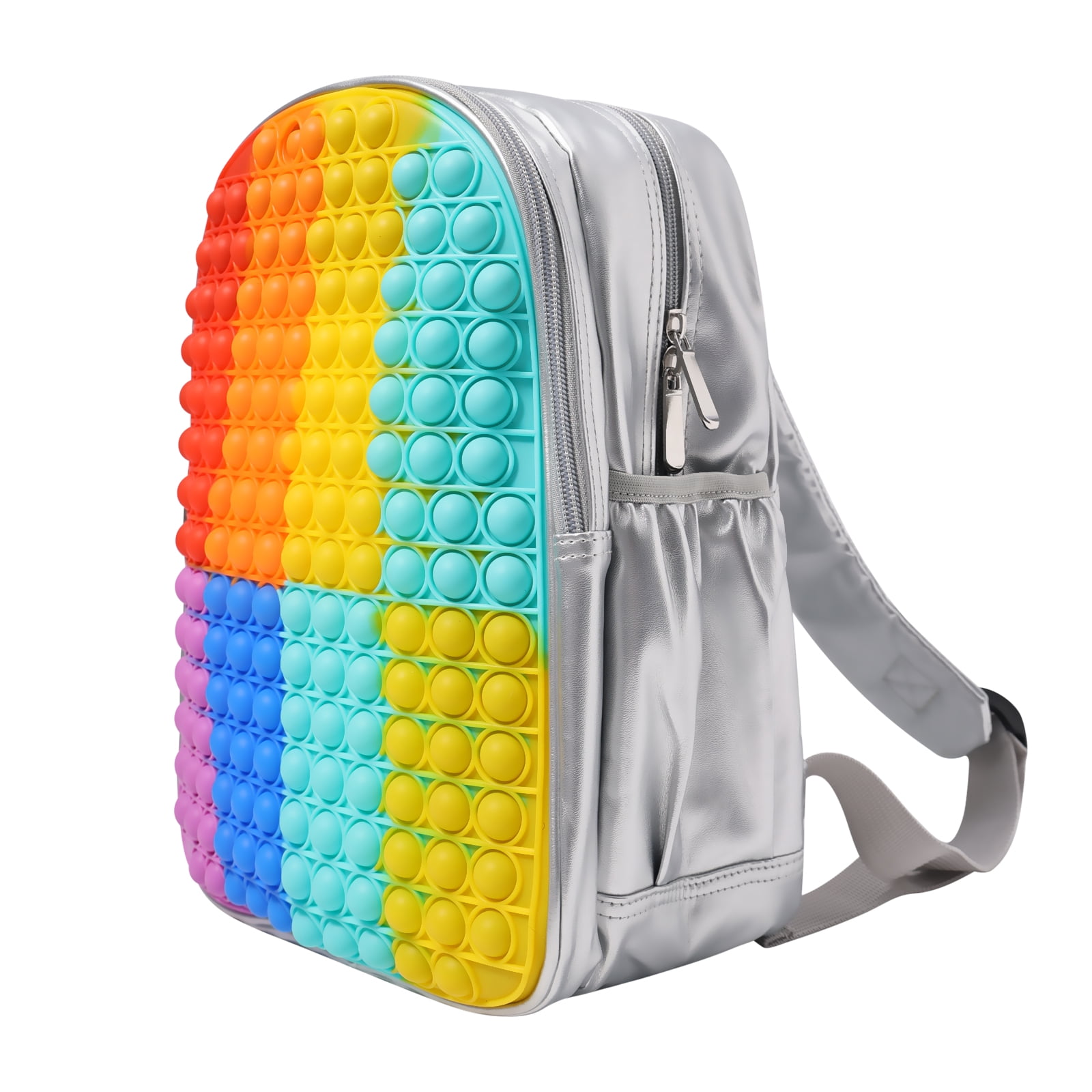 Imcute Kids Pop Bubble Backpack, 12 Inch Colorful Preschool Bag, Funny