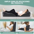 thumbnail image 2 of BYCRAY 2 In 1 Almohada para Piernas, Cojin para Piernas Elevadas, Favorece la Circulaci&oacute;n Sangu&iacute;nea y Reduce el Edema par a Dormir, Viene con una Almohada Extra&iacute;ble, R, 2 of 7