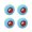 Blue, variant on 4Pcs 82A Drift Board Wheel Wear Resistant PU Skateboard Wheels Replacement Roller PU Longboards Wheels Enduring