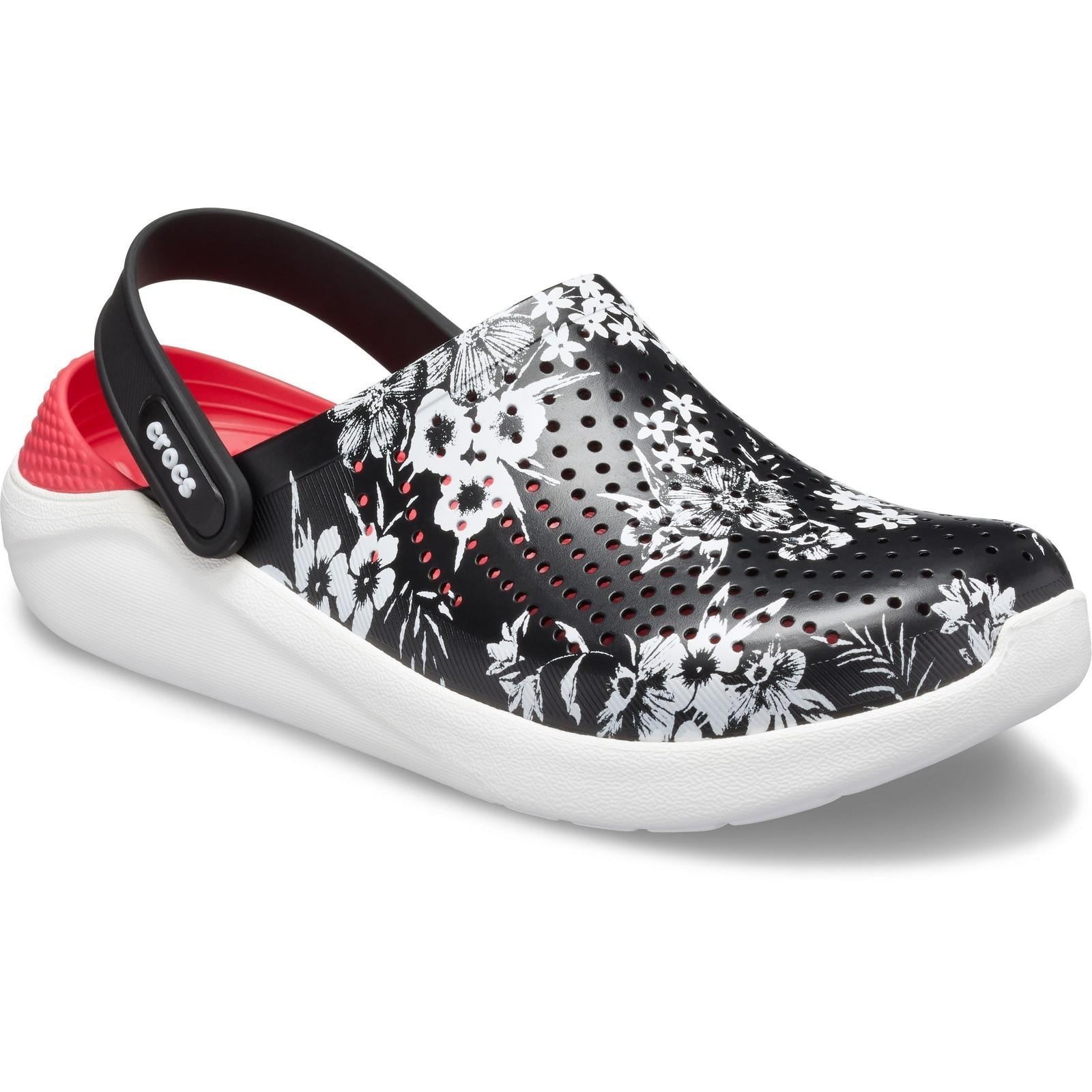 womens floral crocs