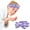 Purple, variant on Siminsem Hydrotherapy Headband 1 Piece Bow Hairband Women's Facial Makeup Headband Under $8 Soft Coral Velvet Shower Headband for Face Wash Skincare Spa Bathroom Adjustable Elastic