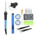 thumbnail image 3 of temperature electric soldering iron kit adjustable electric soldering iron temperature welding tool soldering iron sleeve electronic welding tools 14Pcs Electric Soldering Iron Set ANGGREK IH1011, 3 of 8