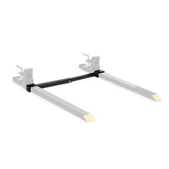 Titan Attachments Clamp-On Fork Stabilizer Bar, Medium-Duty 4" x 2" Forks, 19.5 - 36 Adjustable Length