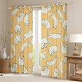 thumbnail image 2 of Feelyou Funny Kitten Cat Black Out Curtains, Kawaii Cartoon Animal Curtains Pack of 2 (42x63 Each), Teens Kids Boys Girls Bedroom Curtains, Living Room Curtains Decor, 2 of 6