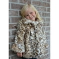 thumbnail image 2 of Girls Snow Leopard Faux Fur Coat 10-12, 2 of 2