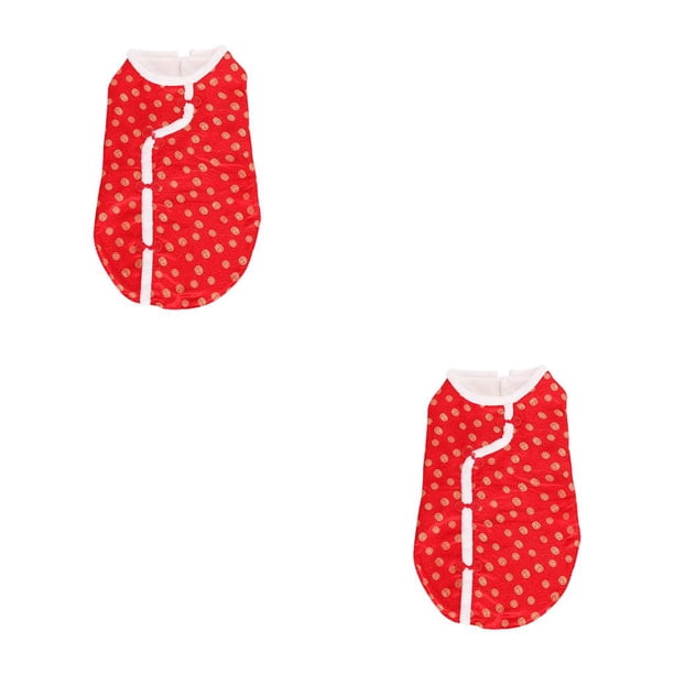Methold Ropa para mascotas Traje de Tang para mantener el calor Ropa para mascotas Disfraces Abrigos de moda para el Festival de primavera Fiesta de Type1 NO1 Methold CBP187791