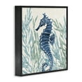 thumbnail image 3 of Stupell Industries Radiant Sea Life Seahorse Black Framed Giclee Art design by Paul Brent, 17 x 17, 3 of 8