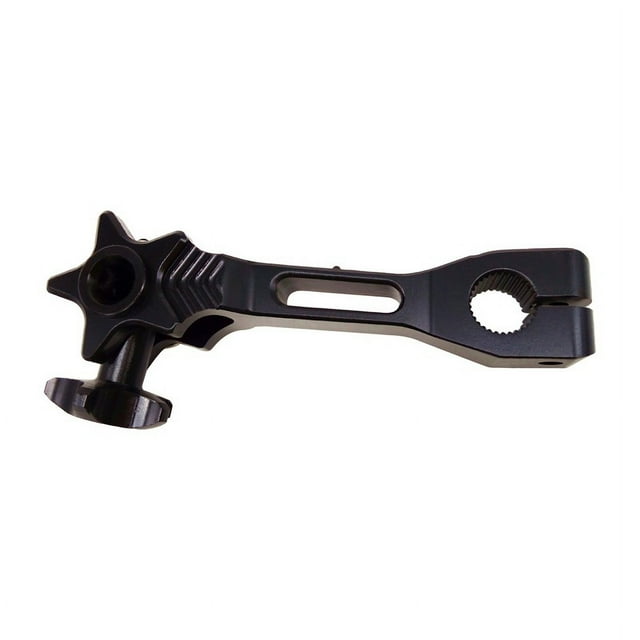 Motorcycle Rear Brake Pedal Lever, CNC Aluminum Alloy Rear Brake Rocker Arm, Wear-Resistant Motorcycle Brake Lever, Universal Brake Arm Lever Accessories