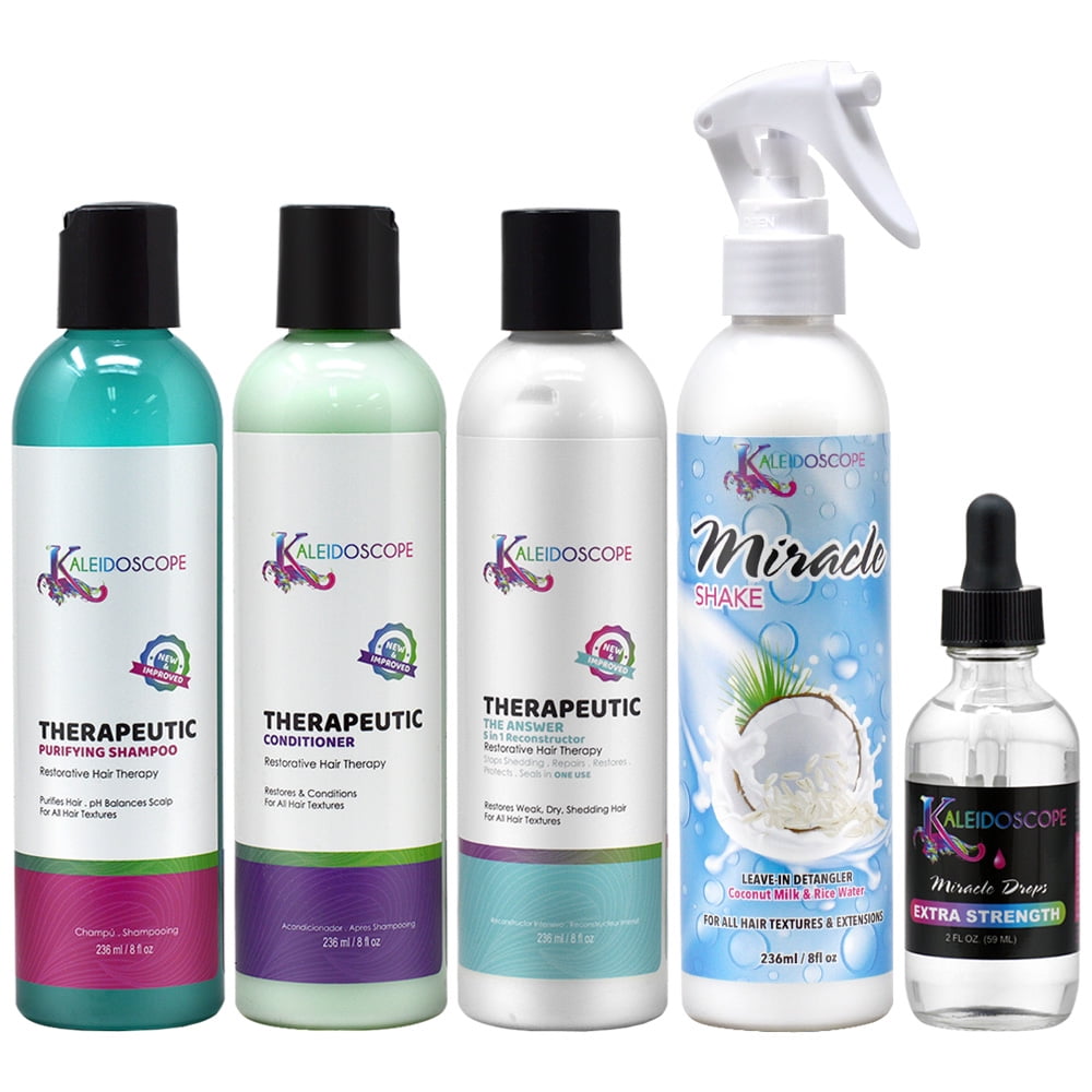 Kaleidoscope Therapeutic Shampoo 8oz + Conditioner 8oz + The answer 5