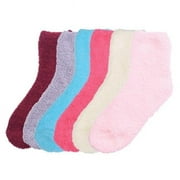 Size 9-11 Light Colors Adult Cozy Soft Crew Socks - Case of 60