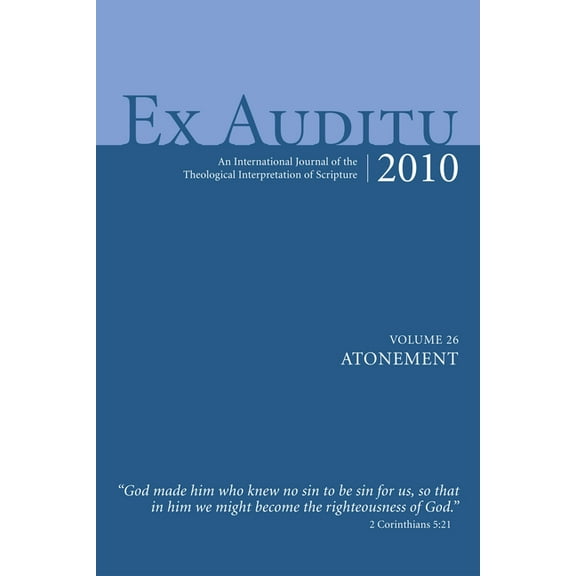Ex Auditu: Ex Auditu - Volume 26 (Paperback)