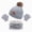 M018-Grey, variant on NOLDARES Kids Winter Hat Gloves Scarf Set,Girls Boys Toddler Children Hats Beanie with Pom Knit Neck Warmer Gaiter Mittens Fleece Lined Set(M018-Grey)