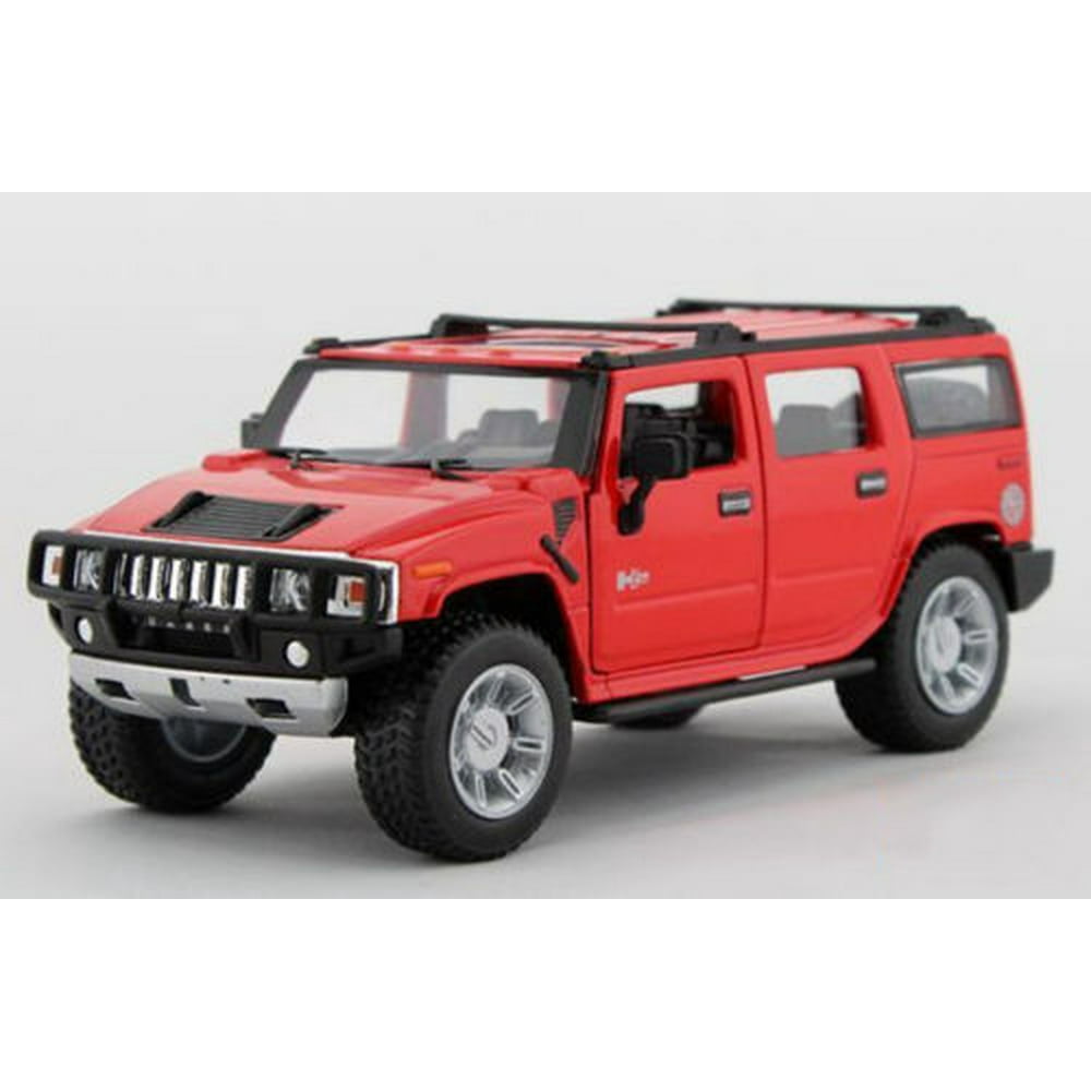 6.5" Kinsmart 2008 Hummer H2 SUV Diecast Model Toy Car 132 Red