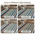 thumbnail image 7 of ODIKA 6'x9' Ultra-Soft Area Rug, Chindi Knit Striped Boho Multicolor Bands Border Multi Banded Rag Flowing None Washable, Bare feet friendly, Silk-Touch for Guest Room, Bedroom, 7 of 7