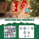 thumbnail image 5 of Bola de ambiente navideño respetuosa con el medio ambiente para regalo de año nuevo (azul blanco), 5 of 6
