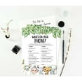 thumbnail image 3 of Inkdotpot 50What'sIn Your PhoneBaby Shower GameCards Safari Jungle Animals Activity CardsPartyIdea Baby Shower Party Supply, 3 of 5