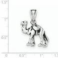 thumbnail image 2 of 925 Sterling Silver Antiqued 3-D Camel Reversible Pendant / Charm, 2 of 2
